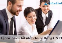 Lập kế hoạch tốt nhất cho hệ thống CNTT