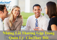 Những lỗi thường gặp trong quản lý cần thay đổi