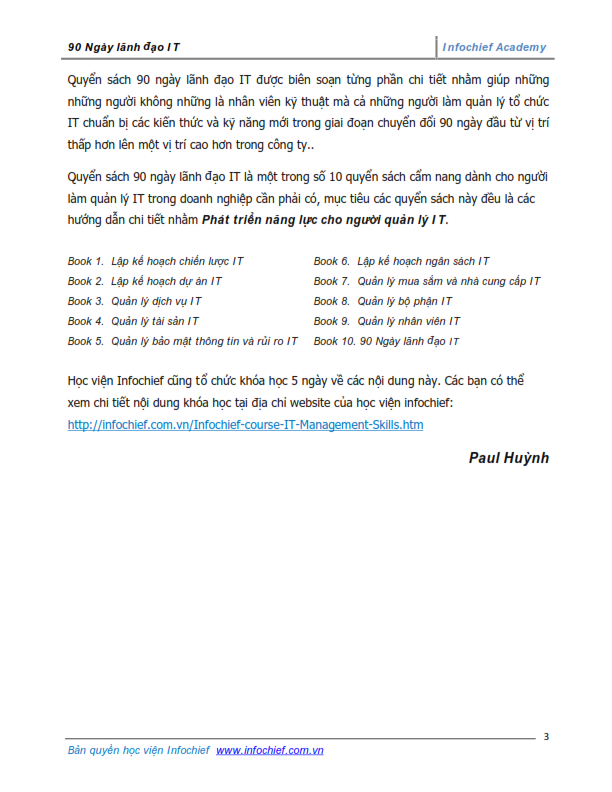 Content page 1 of Effective IT Leadership in the First 90 Days
