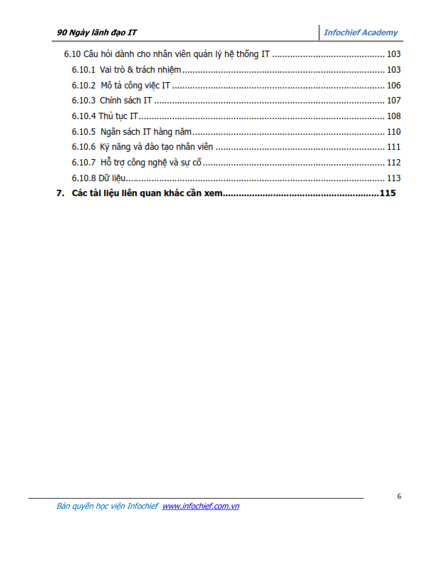 Content page 4 of Effective IT Leadership in the First 90 Days