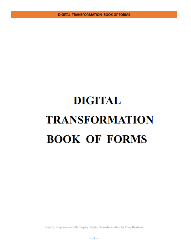 Content page 1 of Practical Digital Transformation in the Enterprise