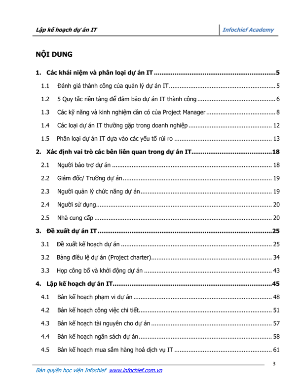 Content page 2 of Effective IT Project Management
