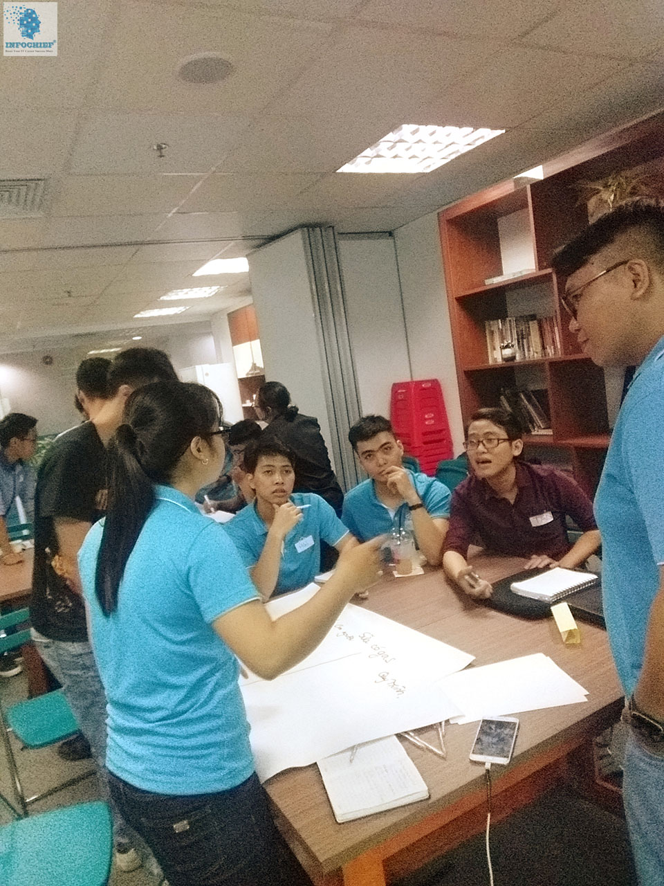 Hình ảnh triển khai Kỹ năng Helpdesk chuyên nghiệp – Level 1 tại CMC Sài Gòn