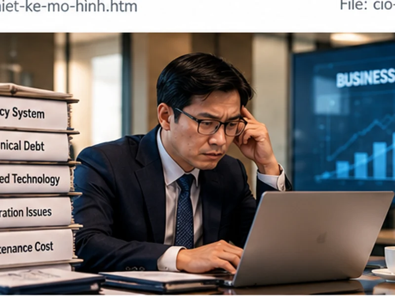 CIO đánh giá hệ thống cũ, technical debt và tác động tới tăng trưởng kinh doanh