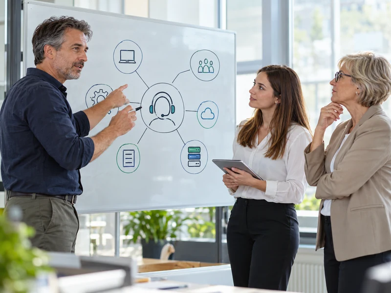 Nhóm dịch vụ IT thống nhất phạm vi Helpdesk và Service Desk trên bảng