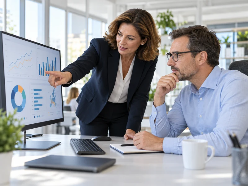 Quản lý Service Desk cùng chuyên viên phân tích dữ liệu chất lượng hỗ trợ