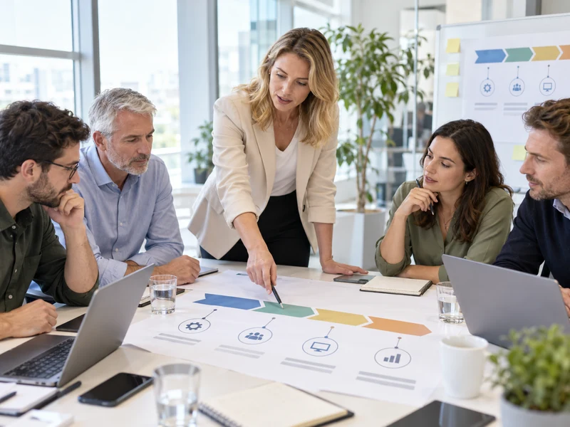 Nhóm triển khai lập lộ trình ITSM theo giai đoạn trong doanh nghiệp