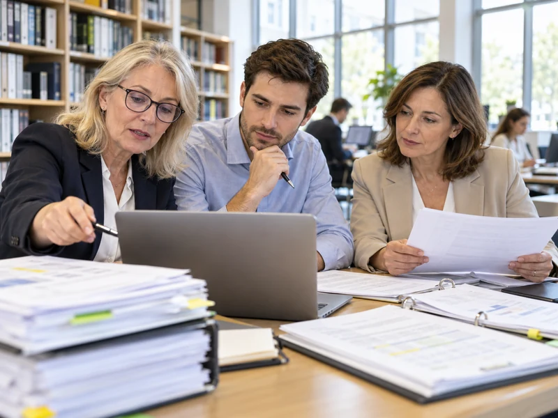 Trưởng nhóm kiểm toán và chuyên gia IT rà nguồn bằng chứng liên kết trong working paper