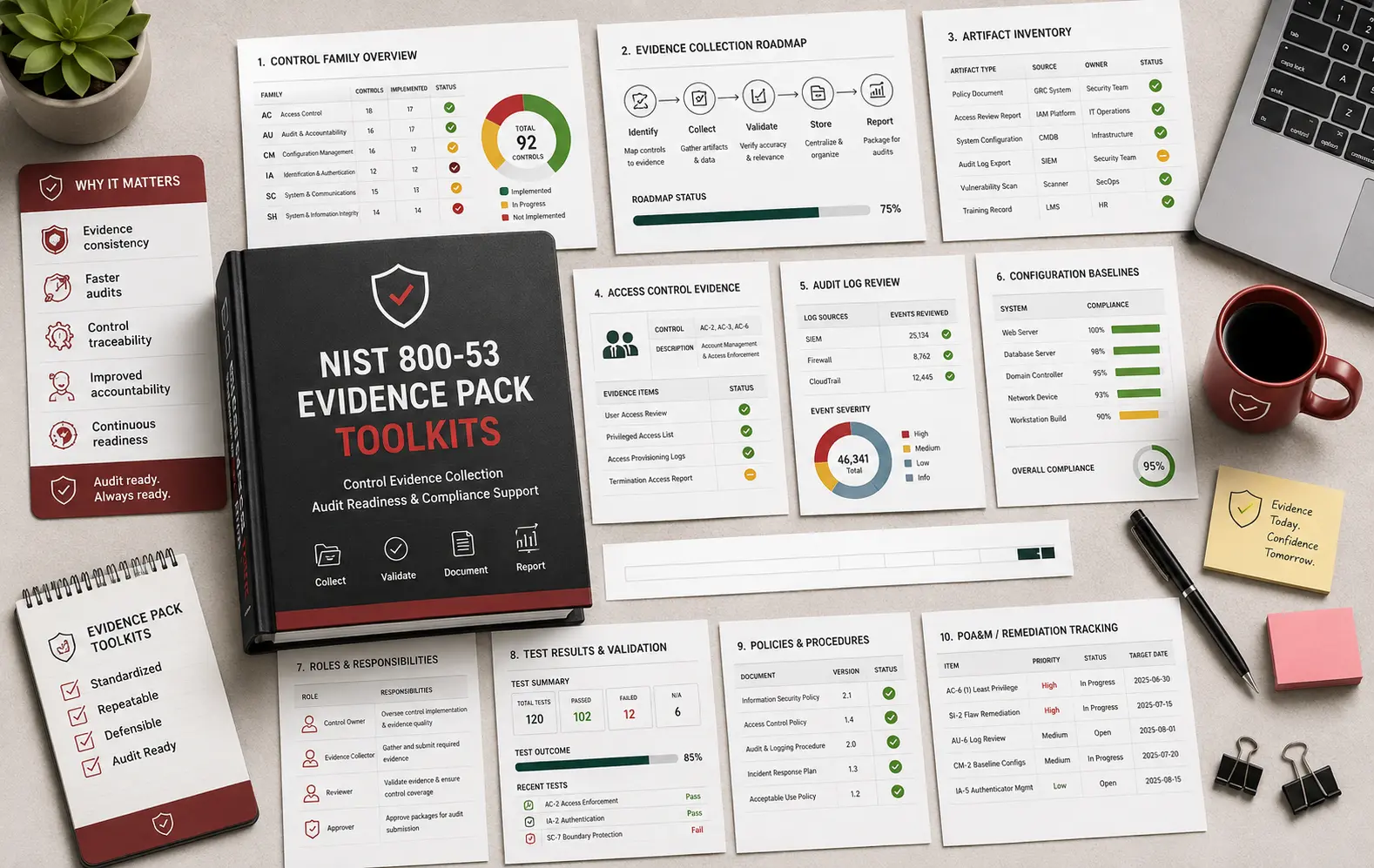 NIST 800-53 Evidence Pack Toolkits